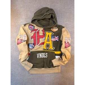 Heritage by America VNDLS Hoodie Seventeen Seventy Six 1776 Patchwork Mens M